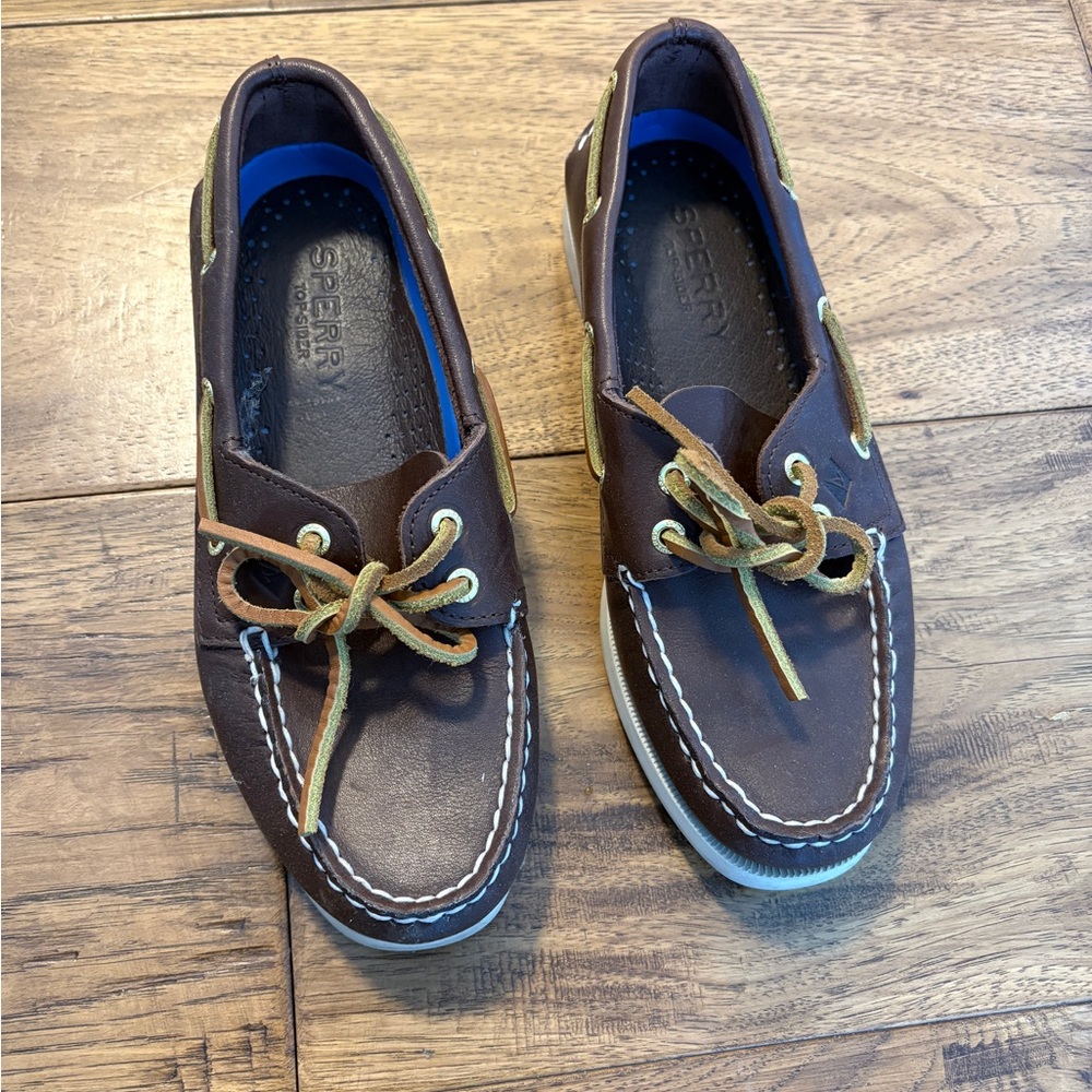 Sperry Dark Brown Boat Shoes